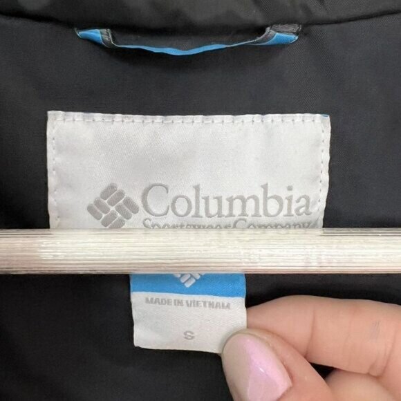 Columbia Tipton Peak Black Omni Heat Hooded Winter Coat - Picture 10 of 11